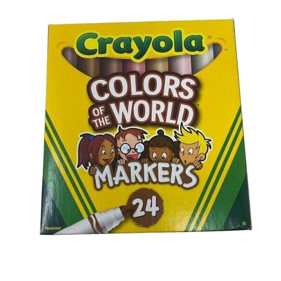 Colors of the World Washable Skin Tone Markers, 24 Count - Picture 1 of 4